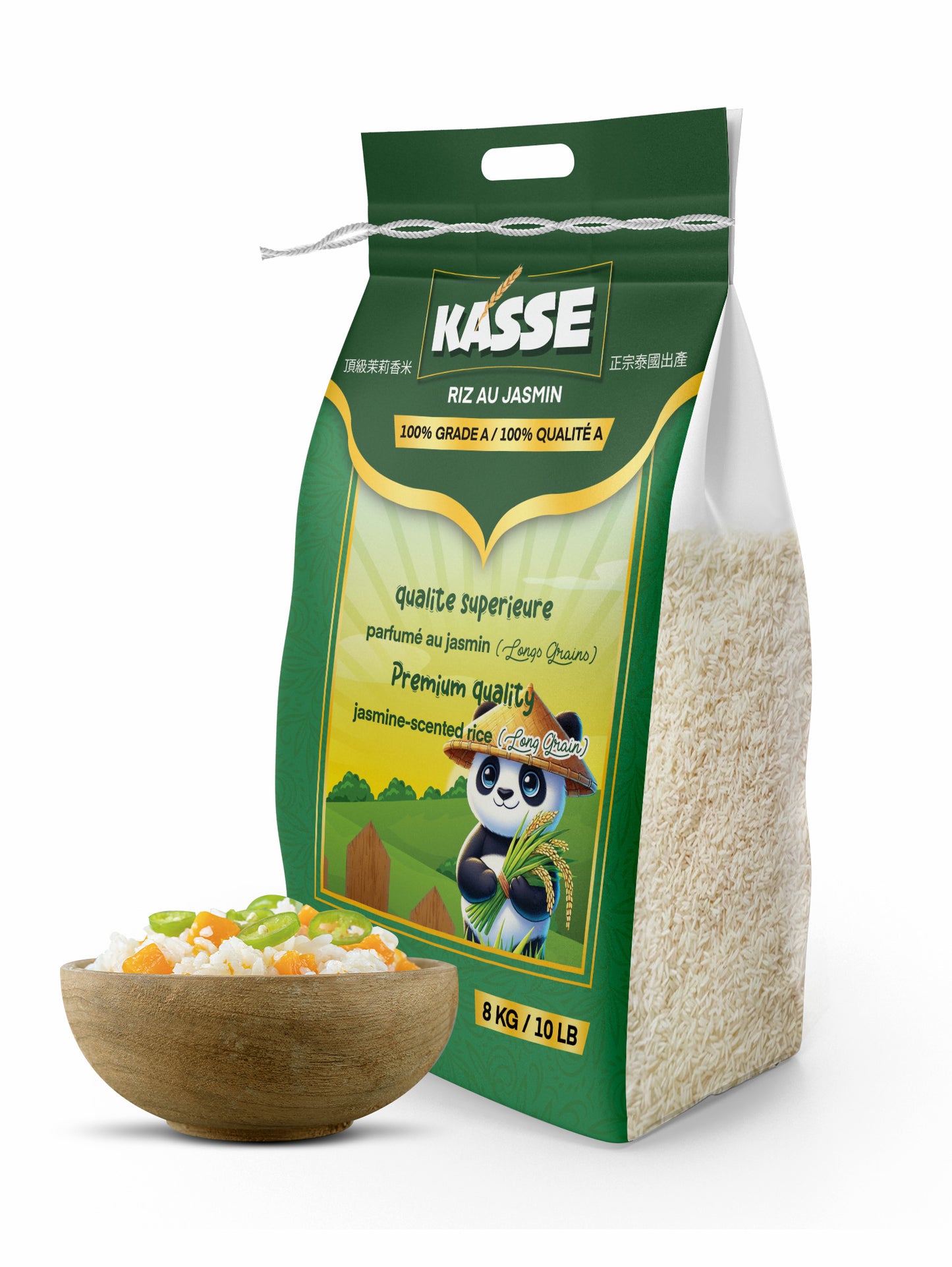 Riz Jasmin long-grain parfumé